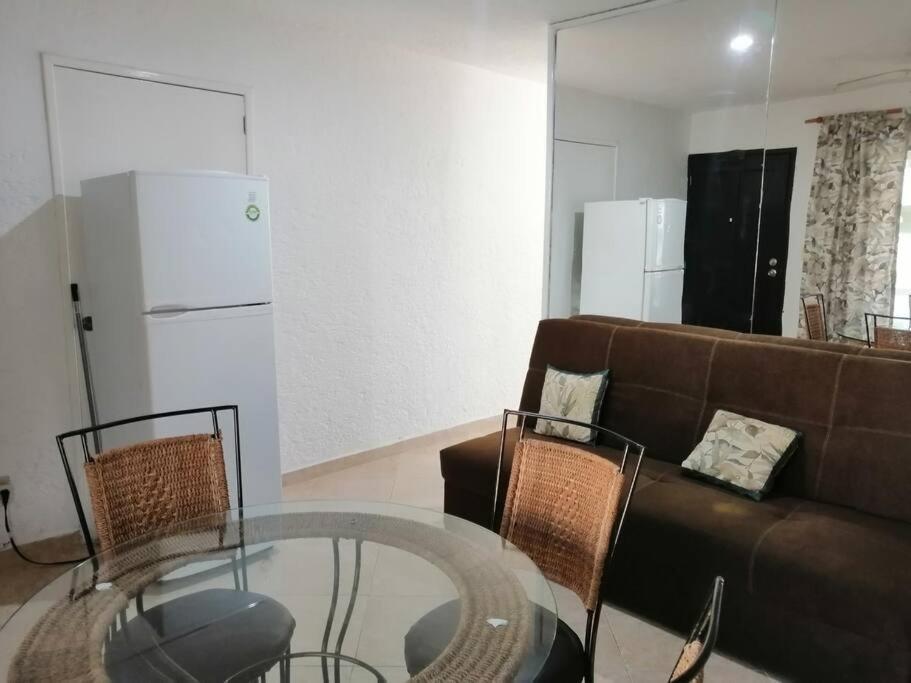 Confortable Depa En Condominio Frente Al Mar! カンクン エクステリア 写真